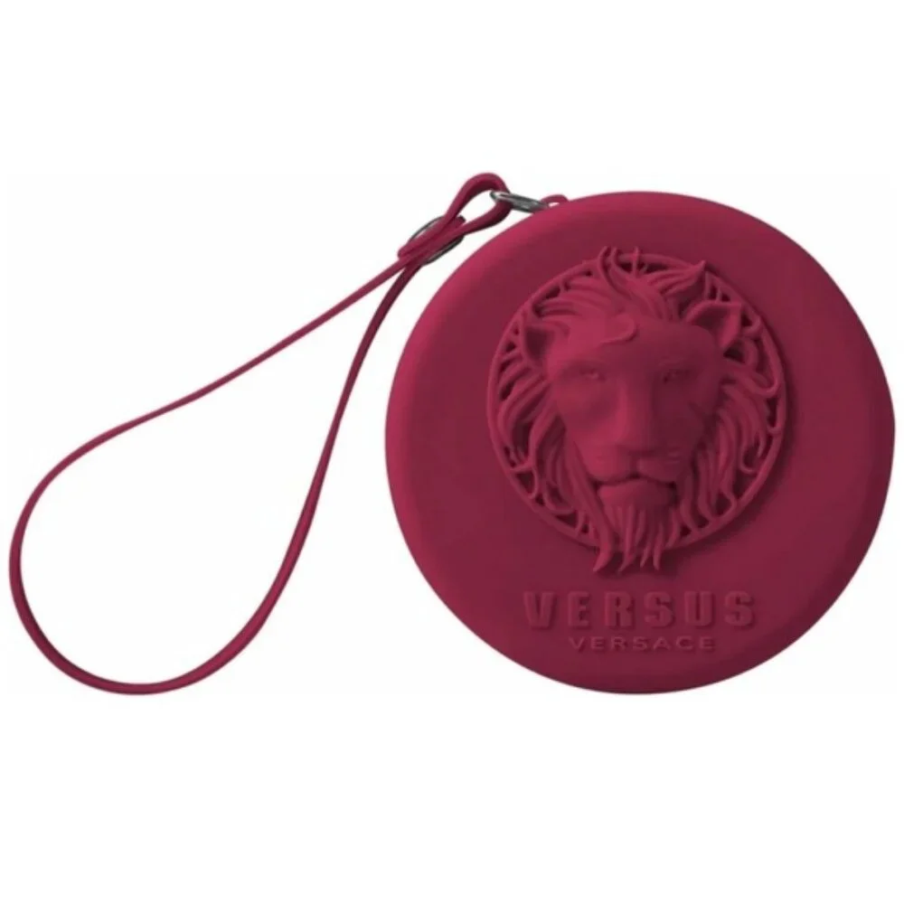 Versus Versace Women's Fire Island Lion Silicone Strap Watch 39mm Red